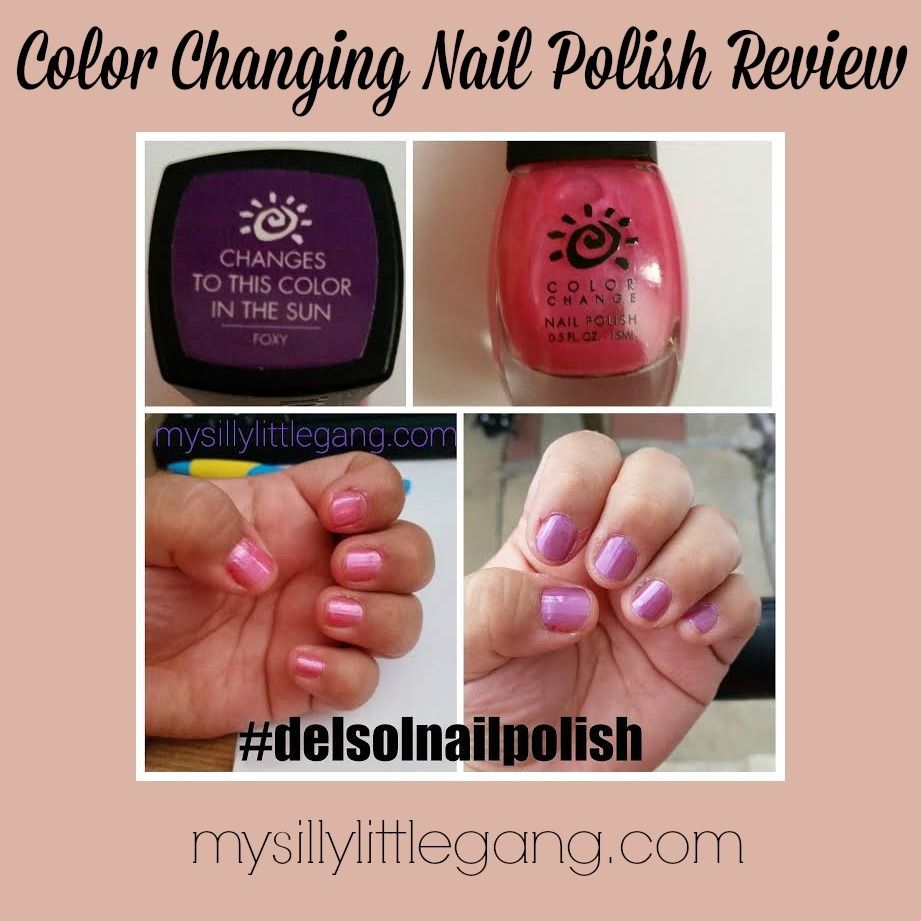 Color Changing Nail Polish Review My SIlly Little Gang